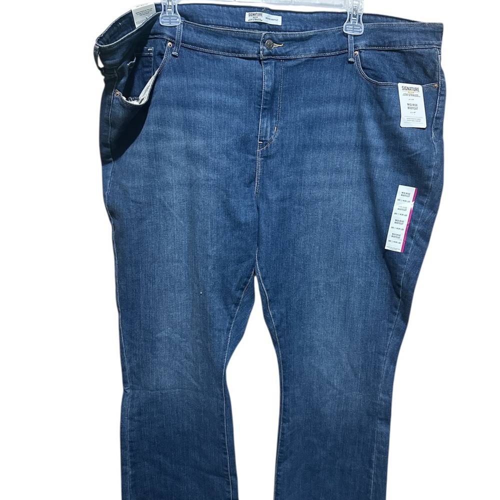 Signature by Levi Strauss Blue Relaxed Jeans